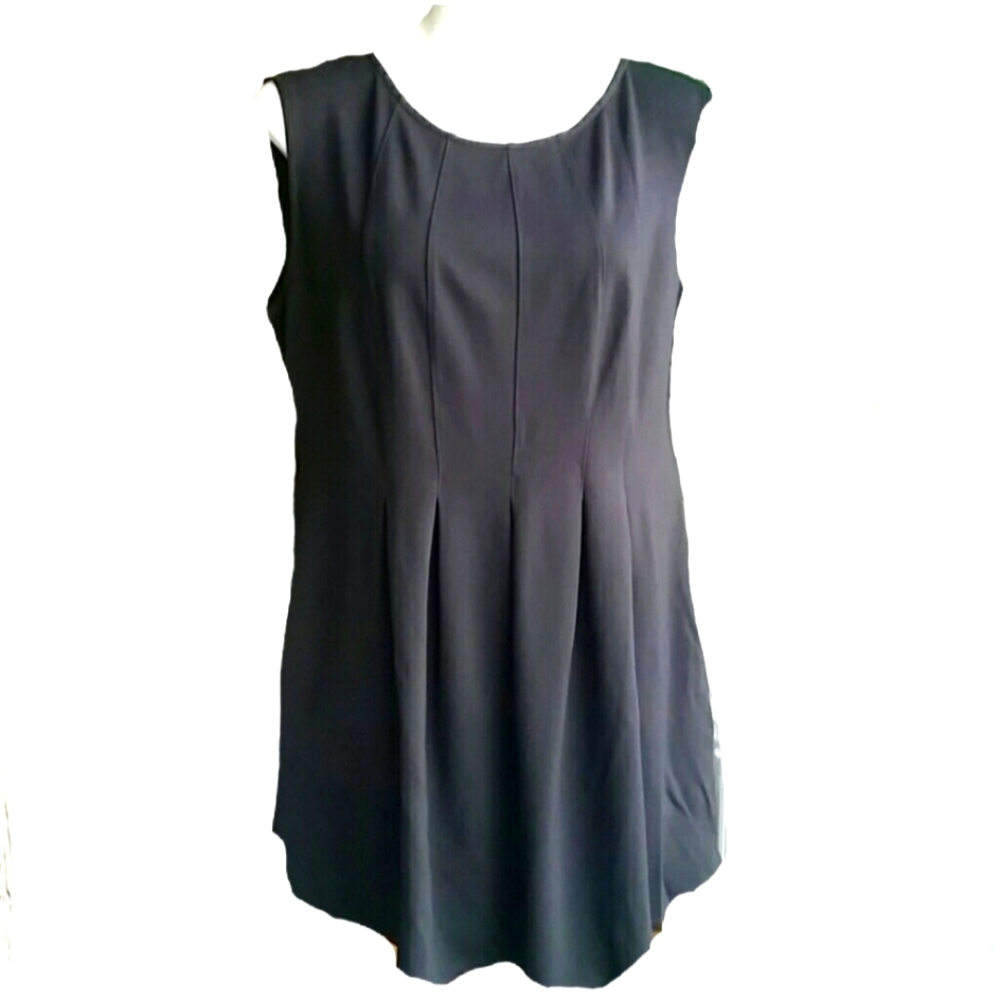 Monteau Los Angeles Black Tunic Knit Sretch Dress Size 2X